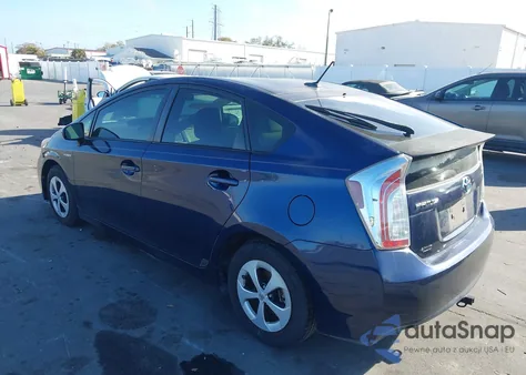 2012 Toyota Prius Three из США, поврежденный, VIN JTDKN3DU7C1562470